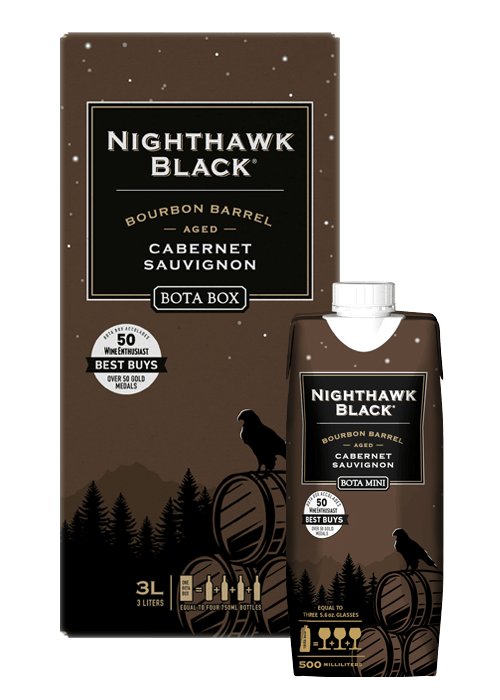 Bota Box Nighthawk Bourbon Barrel Aged Cabernet Sauvignon - 3L Box