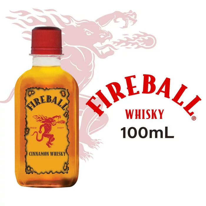 Fireball Cinnamon Whisky - 100ml Plastic Bottle