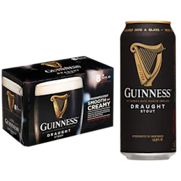 Guinness Draught - 8x 14.9oz Cans