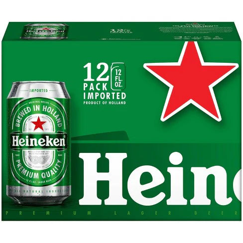 Heineken Lager - 12x 12oz Cans