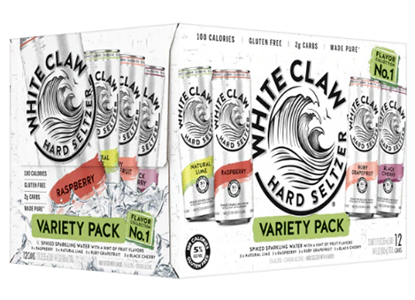 White Claw Hard Seltzer Variety Pack No.1 12pk