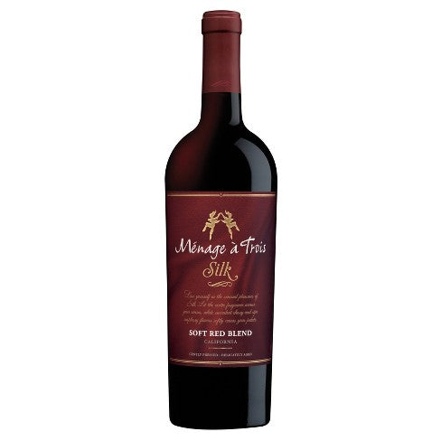Menage a Trois Silk Red Wine - 750ml Bottle