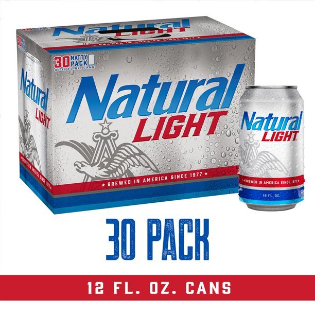 Natural Light - 30x 12oz Cans