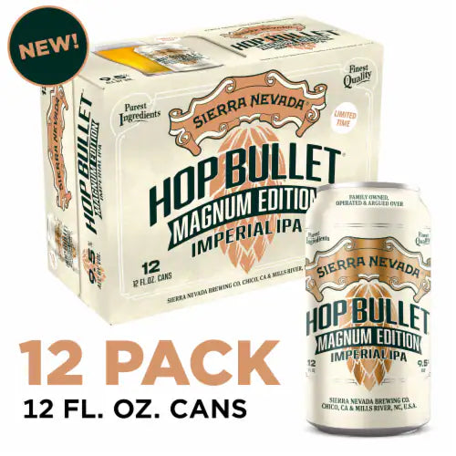 Sierra Nevada Hop Bullet Magnum Edition Imperial IPA Seasonal Release - 6x 12oz Cans