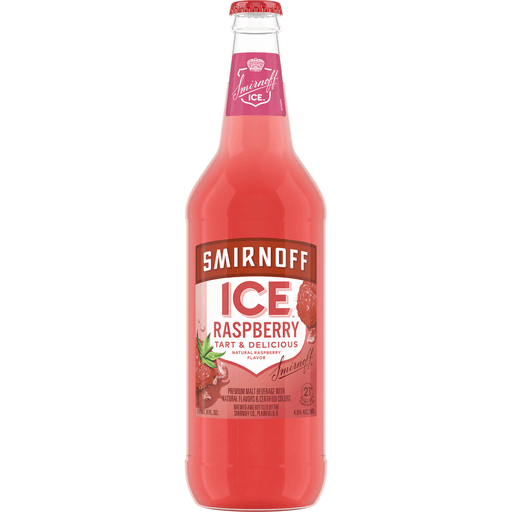 Smirnoff Ice Raspberry - 24oz Bottle