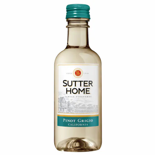 Sutter Home Pinot Grigio White Wine - 187ml Bottle