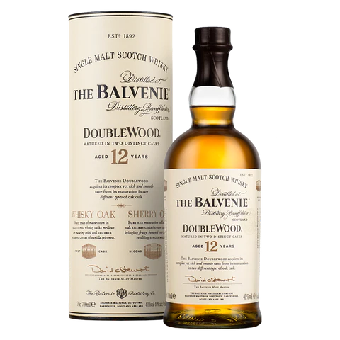 The Balvenie DoubleWood 12 Year Old Single Malt Scotch Whisky - 750ml Bottle