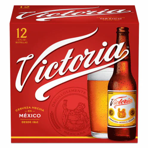 Victoria Amber Lager Mexican Beer - 12x 12oz Bottles