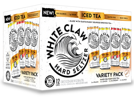 White Claw Refrshr Iced Tea Variety Pack - 12x 12oz Cans