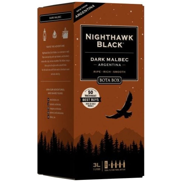 Bota Box Nighthawk Malbec - 3L Box