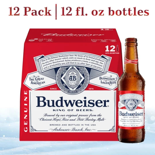 Budweiser - 12x 12oz Bottles