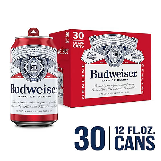 Budweiser - 30x 12oz Cans