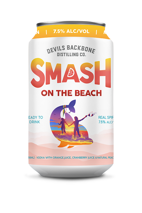 Devils Backbone Brewing Smash On The Beach Cocktail - 4x 16oz Cans