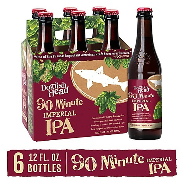 Dogfish Head 90-Minute IPA - 6x 12oz Bottles