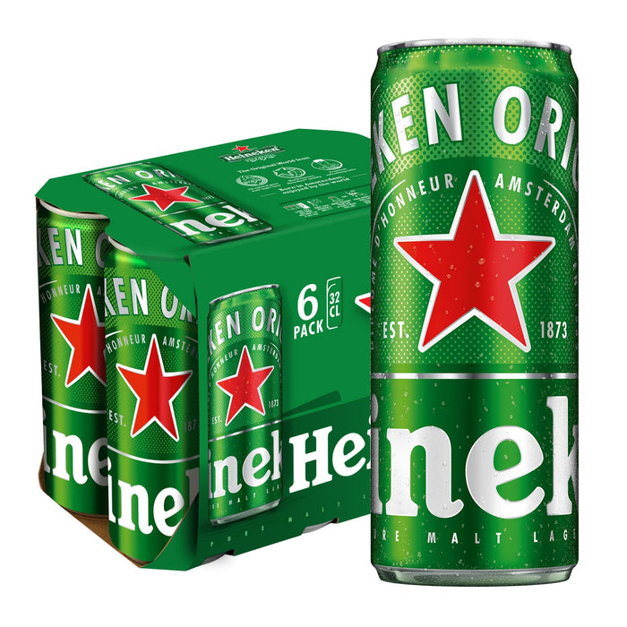 Heineken Lager - 6x 12oz Cans