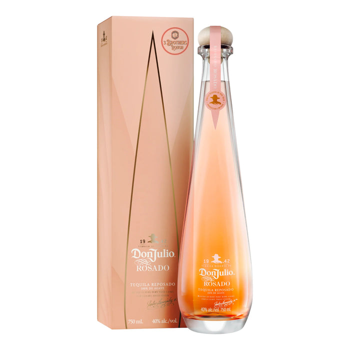 Don Julio 1942 Rosado Pink Reposado Tequila Bottle (2023 Release)