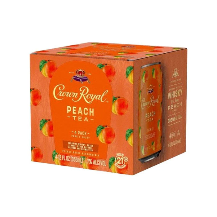 Crown Royal Peach Tea Whiskey (4-PK CAN)