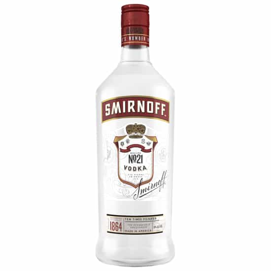 Smirnoff No. 21 80 Proof Vodka Bottle (1.75 L)