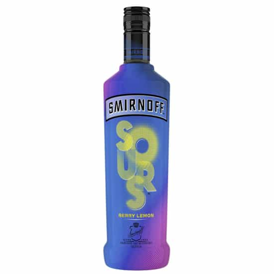 Smirnoff Sours Berry Lemon Vodka Bottle (750 ml)