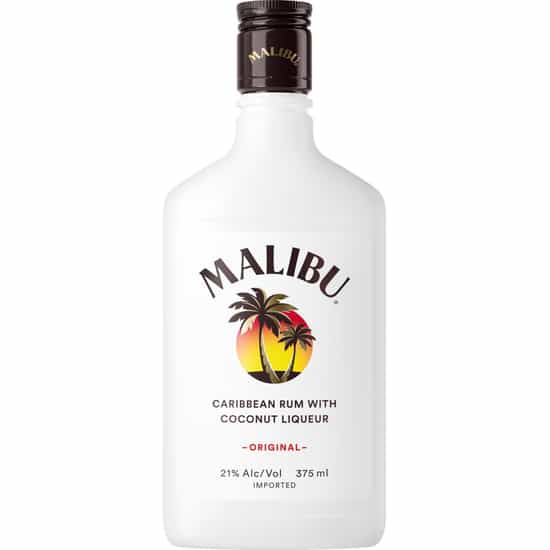 Malibu Original Caribbean Rum with Coconut Liqueur Bottle (375 ml)