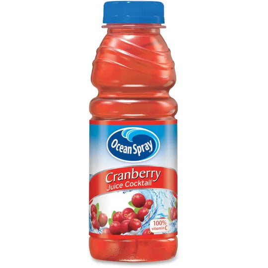 Ocean Spray 100% Juice Cranberry Juice - 15.2oz Bottle