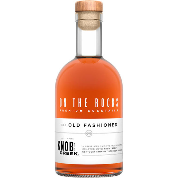 On The Rocks Knob Creek Bourbon Old Fashioned Cocktail - 375ml Bottle