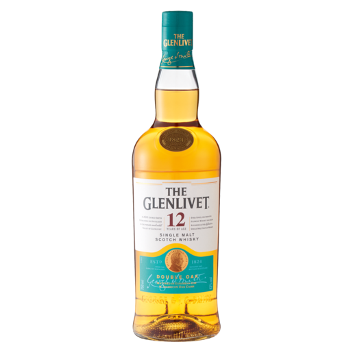 The Glenlivet 12 Year Old Single Malt Scotch Whisky - 750ml Bottle